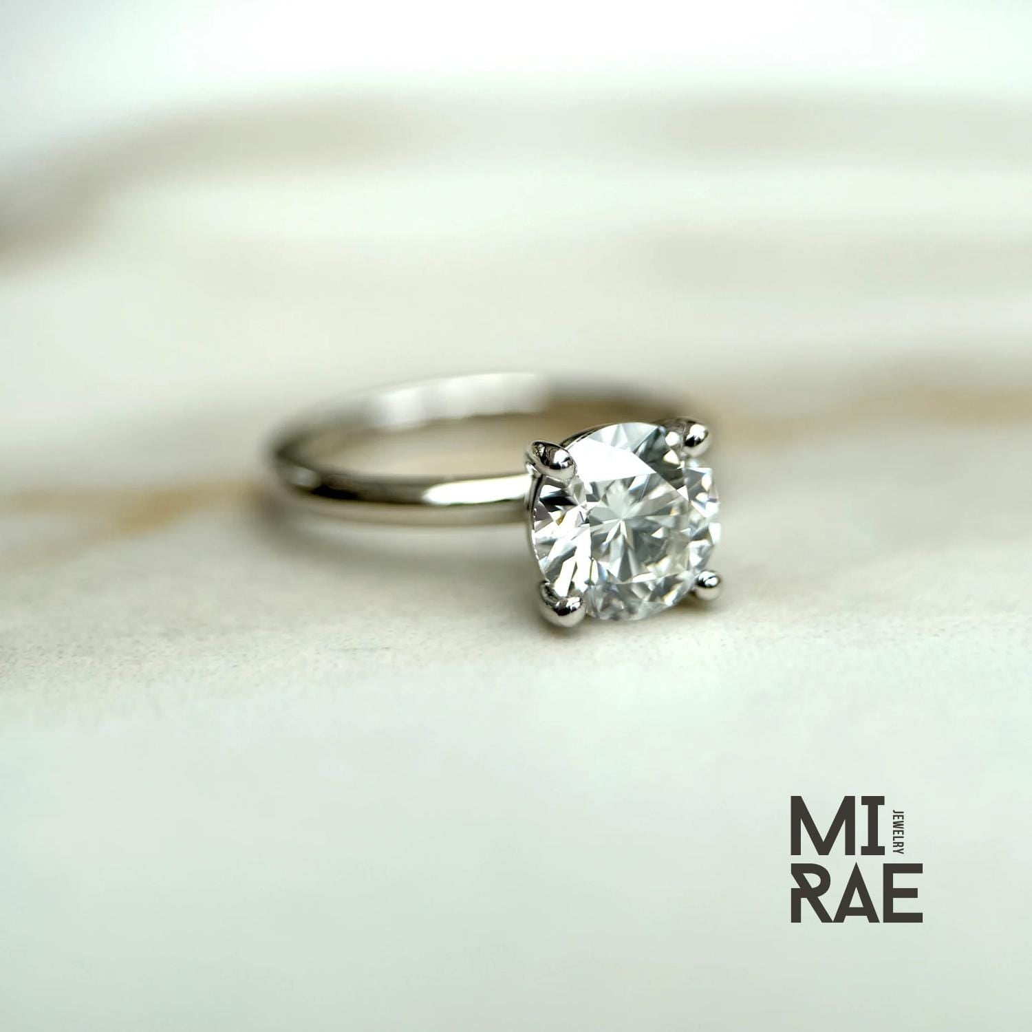 1ct Lab Grown Diamond Engagement Ring β IGI Certified Sustainable 14K Gold Solitaire | Ethical Wedding Ring for Her