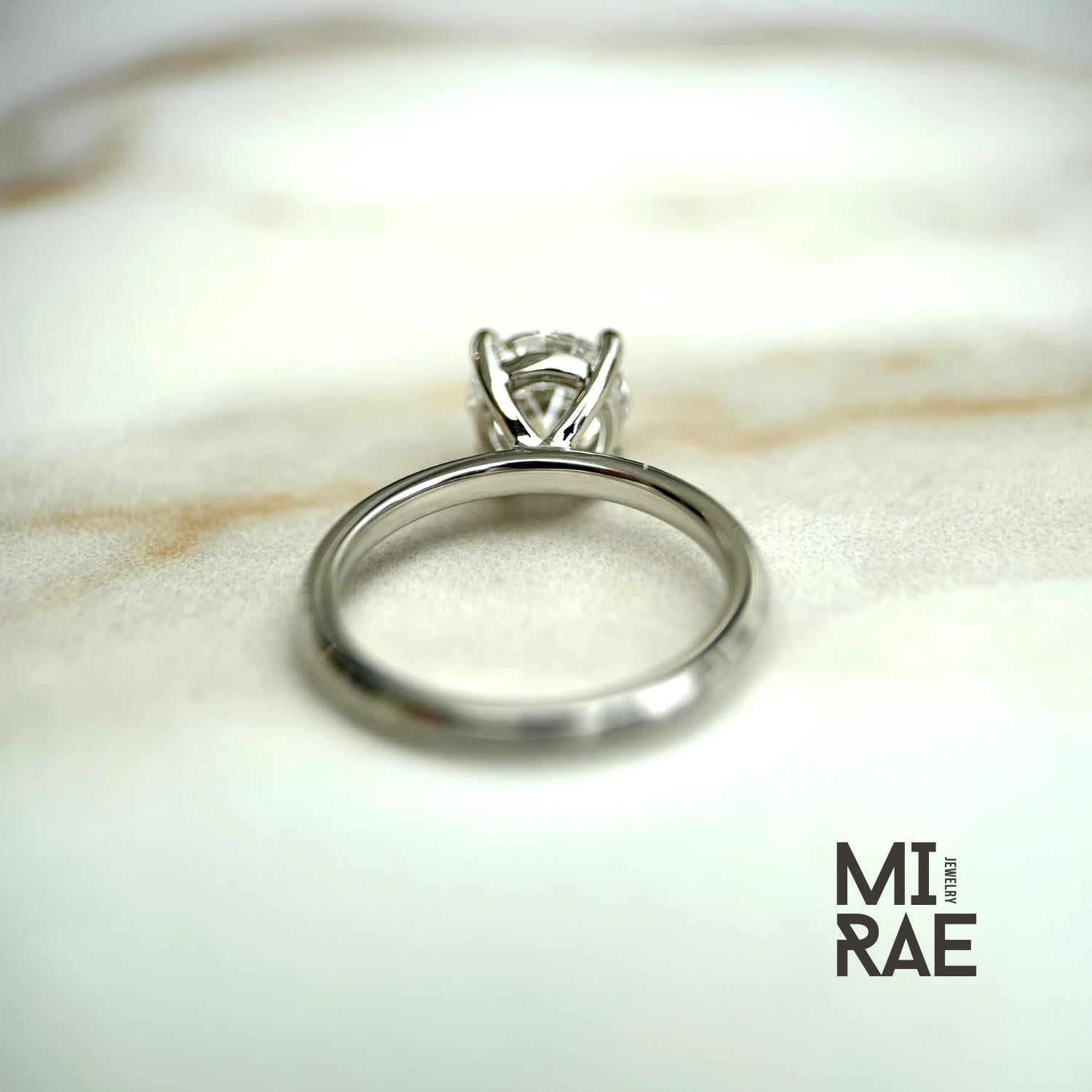 1ct Lab Grown Diamond Engagement Ring β IGI Certified Sustainable 14K Gold Solitaire | Ethical Wedding Ring for Her