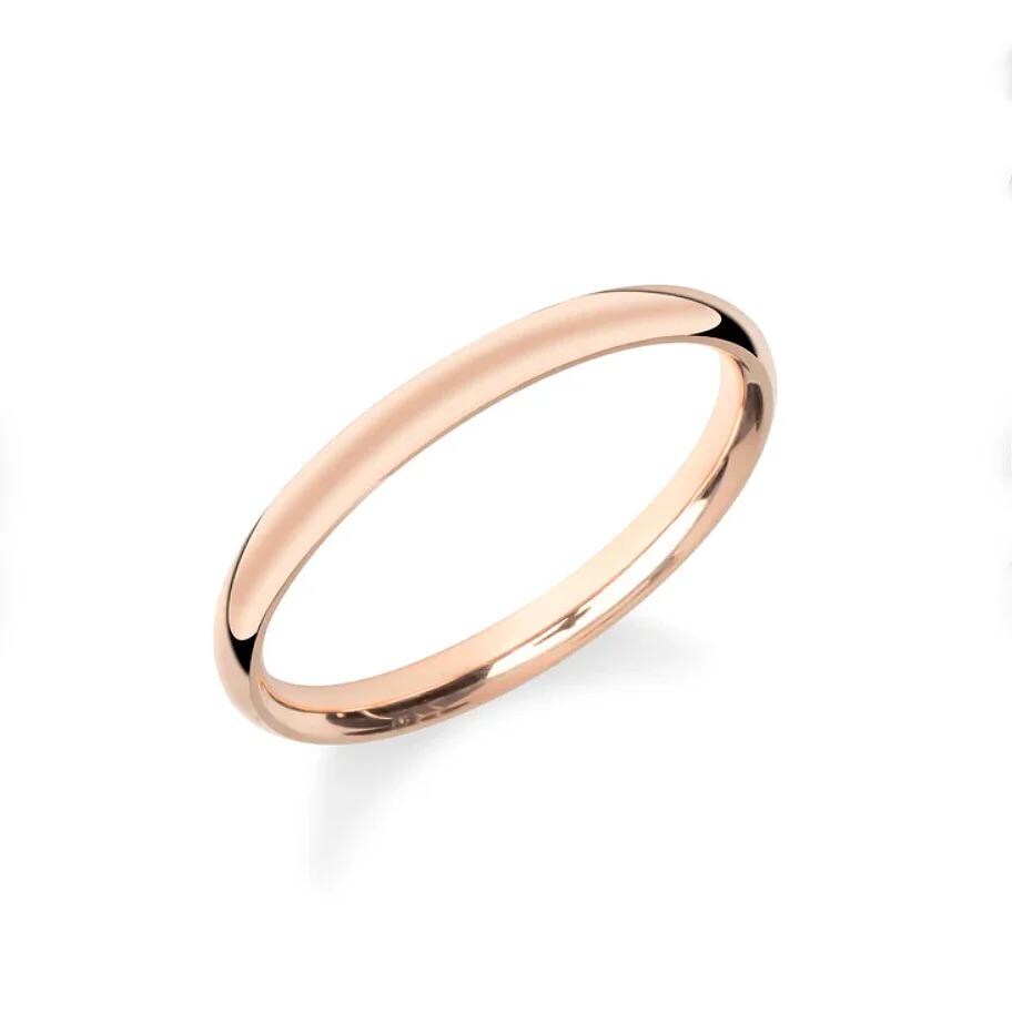 Minimalist 10K Solid Gold Band: Thin Stacking Ring