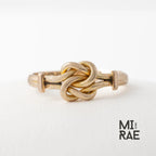 Victorian Knot Ring: 14K Yellow Gold Promise Ring