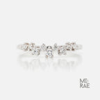 Diamond Stacking Band | Dainty Gold Eternity Ring | Handmade Stackable Ring