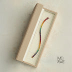 Rainbow Gemstone Tennis Bracelet: 20 CT Multi-Color Gold Jewelry