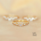 Diamond Stacking Band | Dainty Gold Eternity Ring | Handmade Stackable Ring