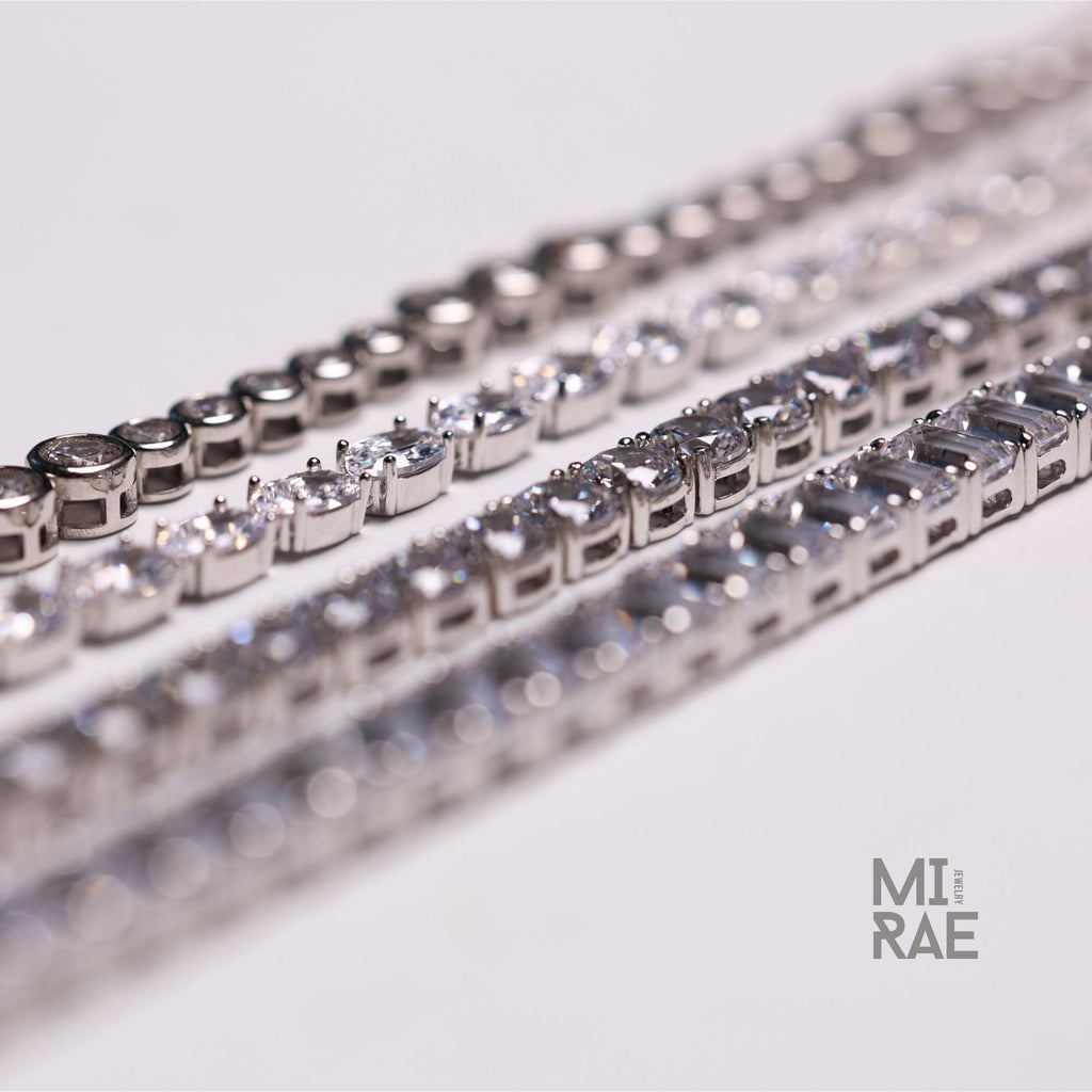 925 Sterling Silver CZ Tennis Bracelet, Minimalist Diamond Chain, Rhodium Plated, Bridesmaid Gift, Wedding Jewelry, Elegant Silver Bracelet