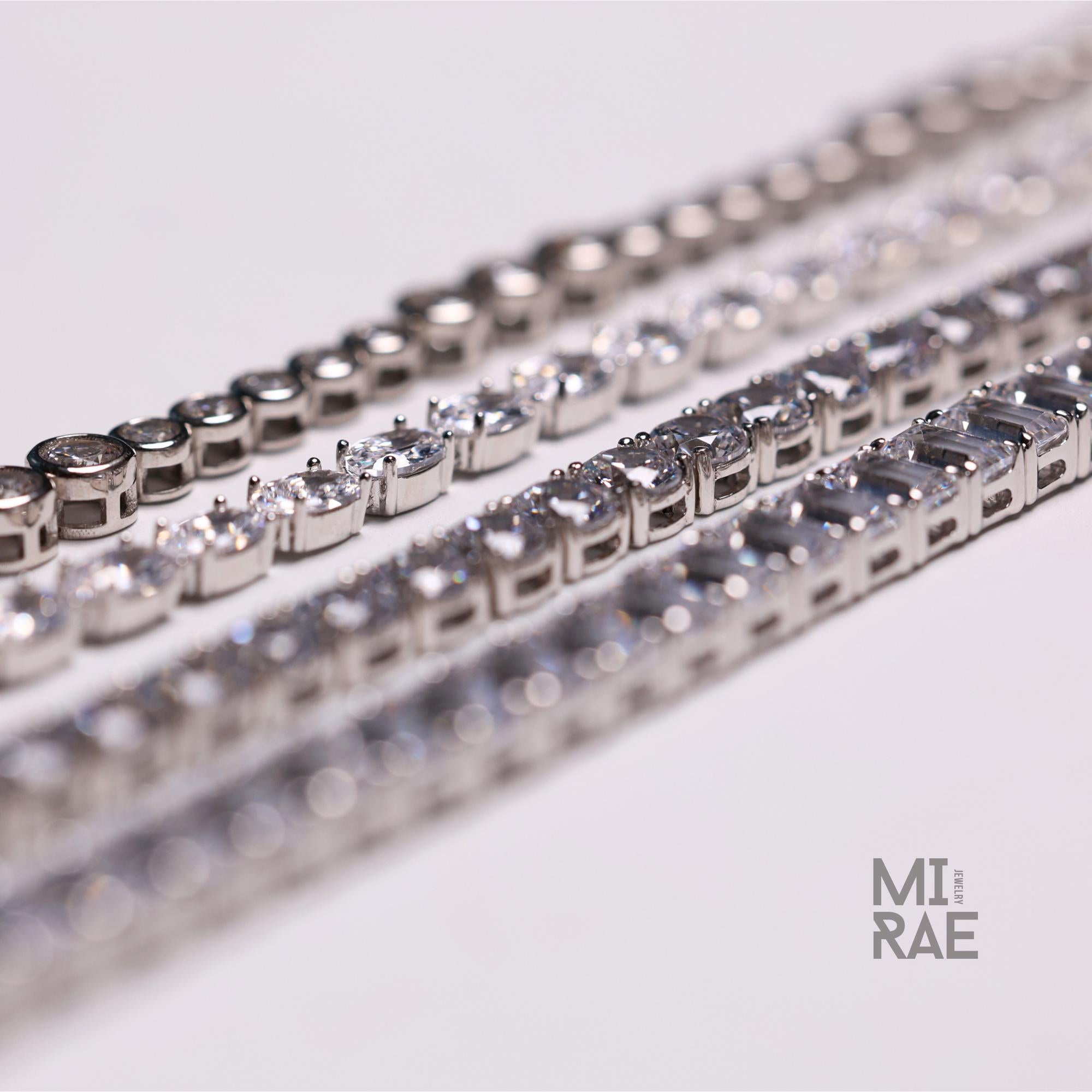 925 Sterling Silver CZ Tennis Bracelet, Minimalist Diamond Chain, Rhodium Plated, Bridesmaid Gift, Wedding Jewelry, Elegant Silver Bracelet