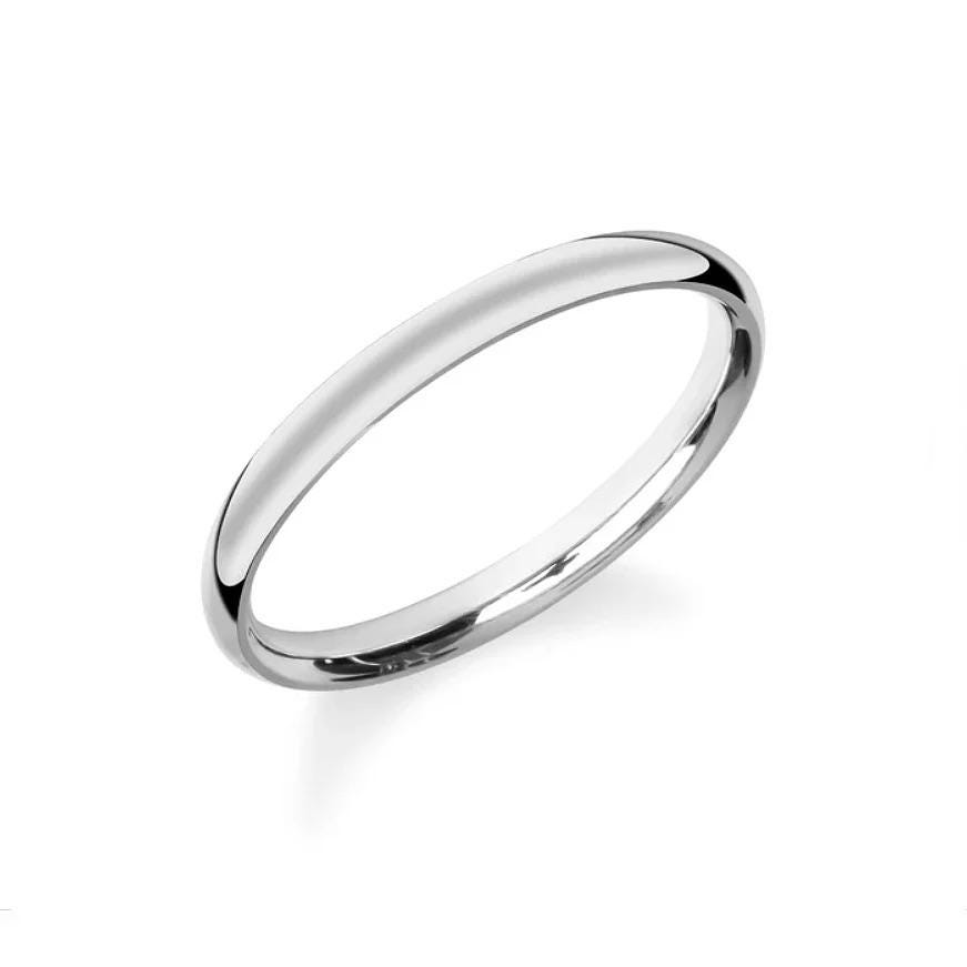 Minimalist 10K Solid Gold Band: Thin Stacking Ring