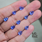 Tanzanite Teardrop Pendant: Violet Blue Gemstone, Gold or Silver