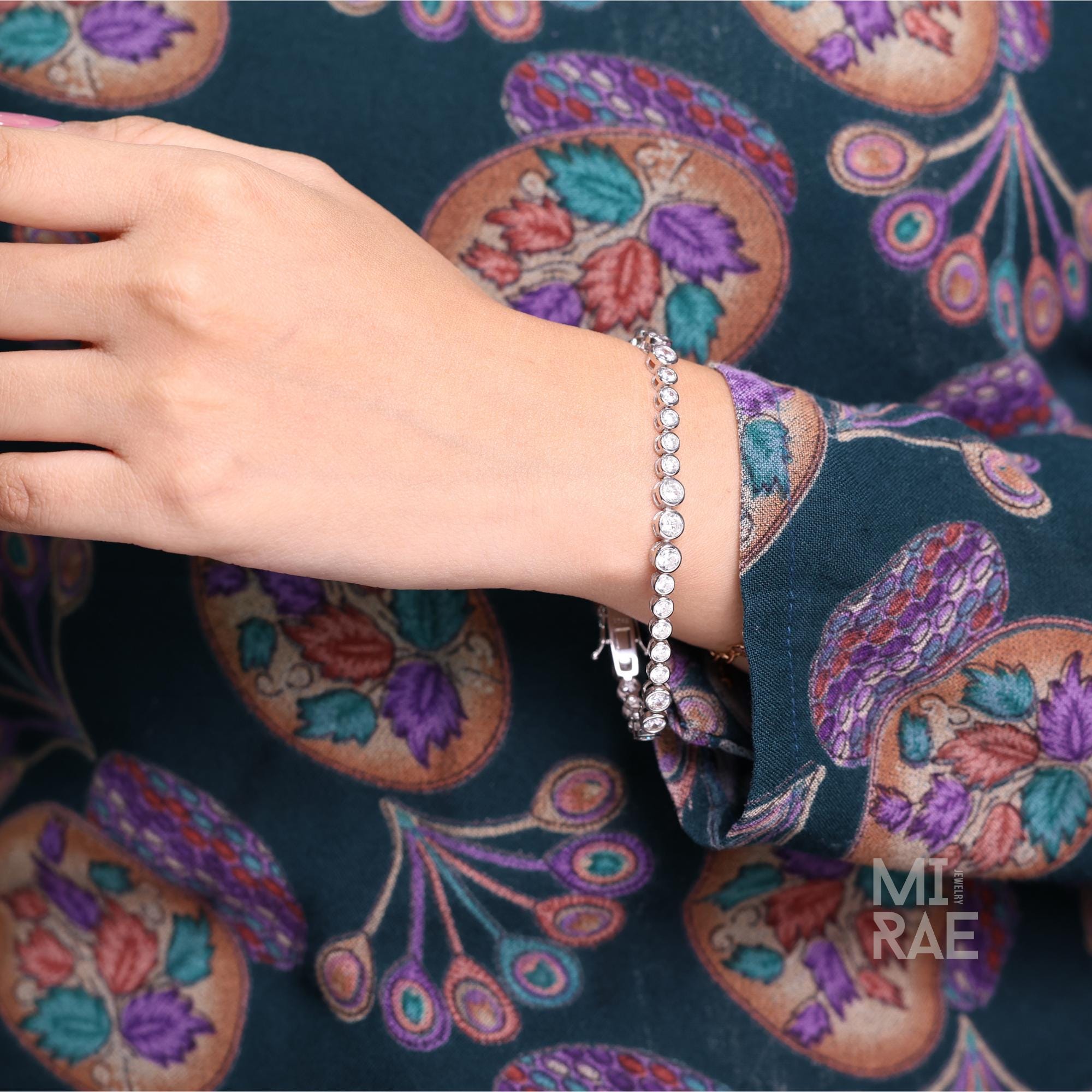 Tennis Bracelet, Gold Tennis Bracelet, Cubic Zirconia Tennis Bracelet, Dainty Bracelet, Diamond Bracelet, Gift for Her, Minimalist Bracelet