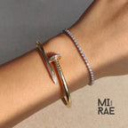 Moissanite Tennis Bracelet: D Color VVS1 Sterling Silver Wedding Jewelry