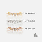 Diamond Stacking Band | Dainty Gold Eternity Ring | Handmade Stackable Ring