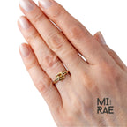 Victorian Knot Ring: 14K Yellow Gold Promise Ring