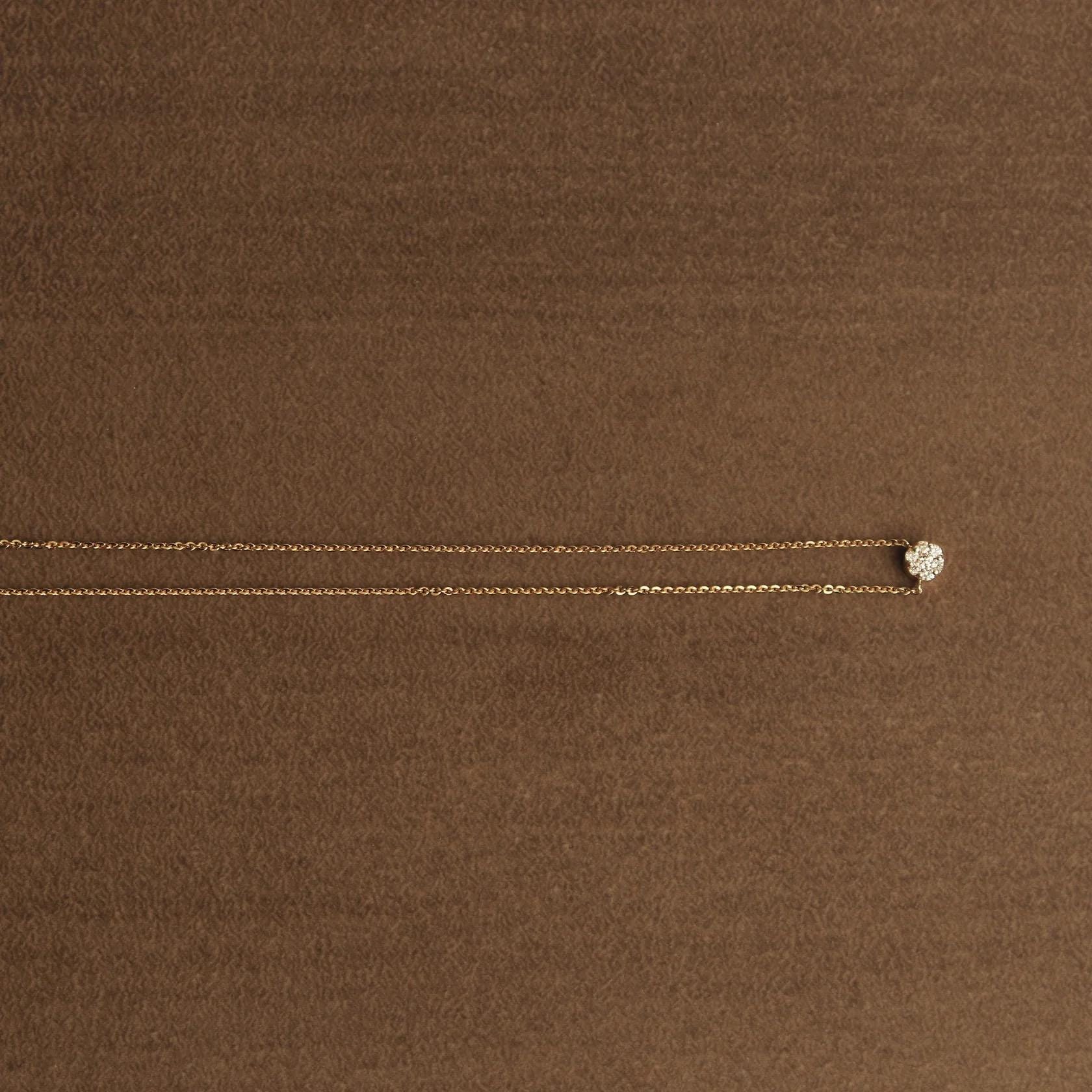 Halo Moissanite Necklace: 10K Gold or Sterling Silver, Dainty 16" Chain