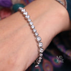 Tennis Bracelet, Gold Tennis Bracelet, Cubic Zirconia Tennis Bracelet, Dainty Bracelet, Diamond Bracelet, Gift for Her, Minimalist Bracelet