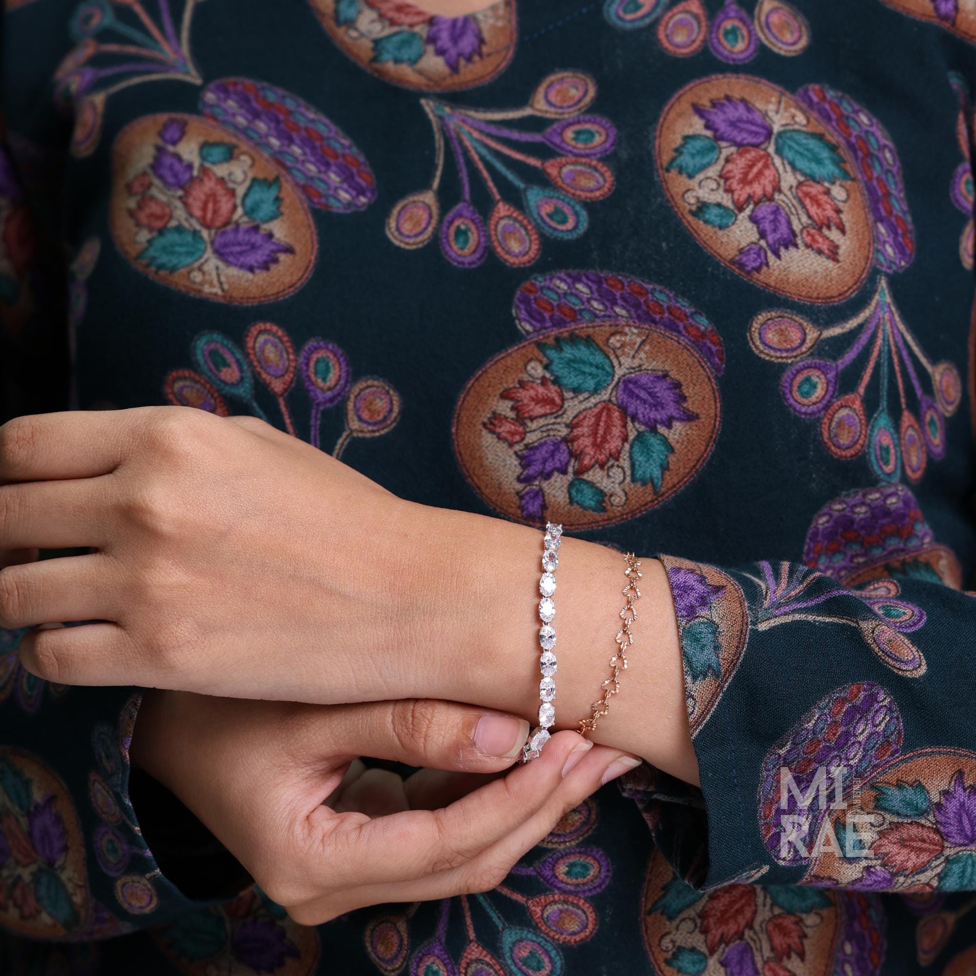 Moissanite or Cubic Zirconia Tennis Bracelet 925 Sterling Silver Minimalist Bridal Jewelry Bridesmaid Gift Dainty Chain