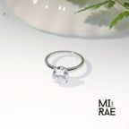 1 Carat Oval Lab Grown Diamond Engagement Ring: 14k Gold Solitaire, IGI Certified