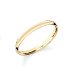 Minimalist 10K Solid Gold Band: Thin Stacking Ring